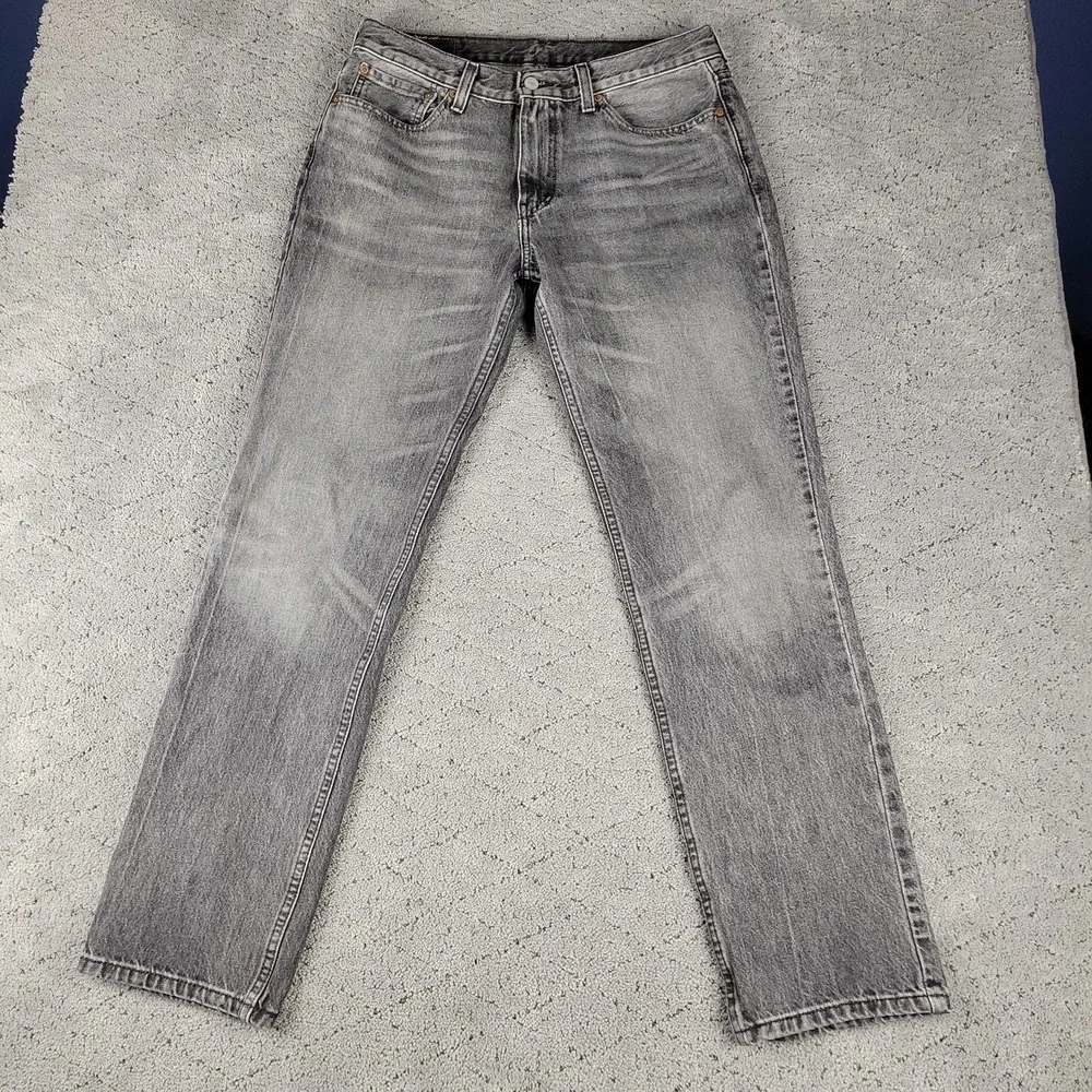 Levis 541 Jeans Mens 32x32 Gray Athletic Fit Taper Medium Wash Stretch Denim